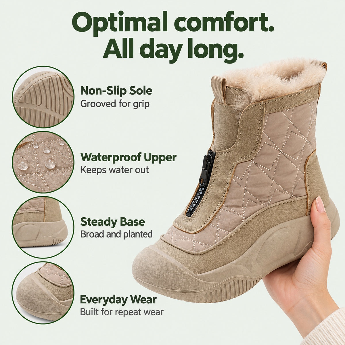 Harmon – Women's Comfort Boots, features