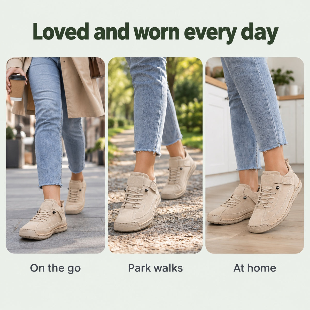 Hazel – Women's Comfort Sneakers, worn every day
