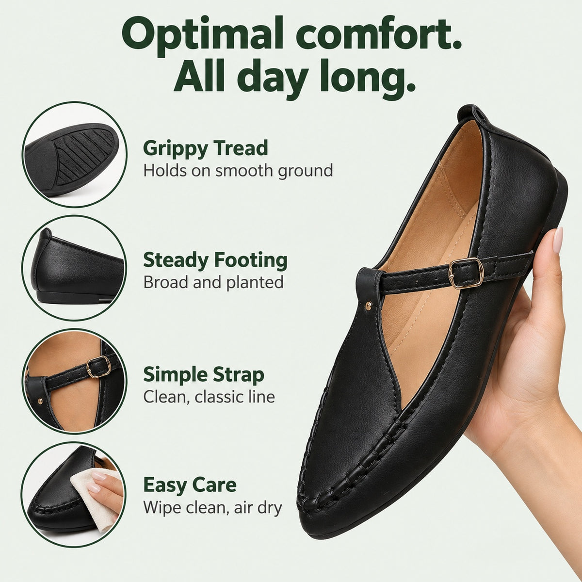 Heidi – Women's Slip-On Shoes, features