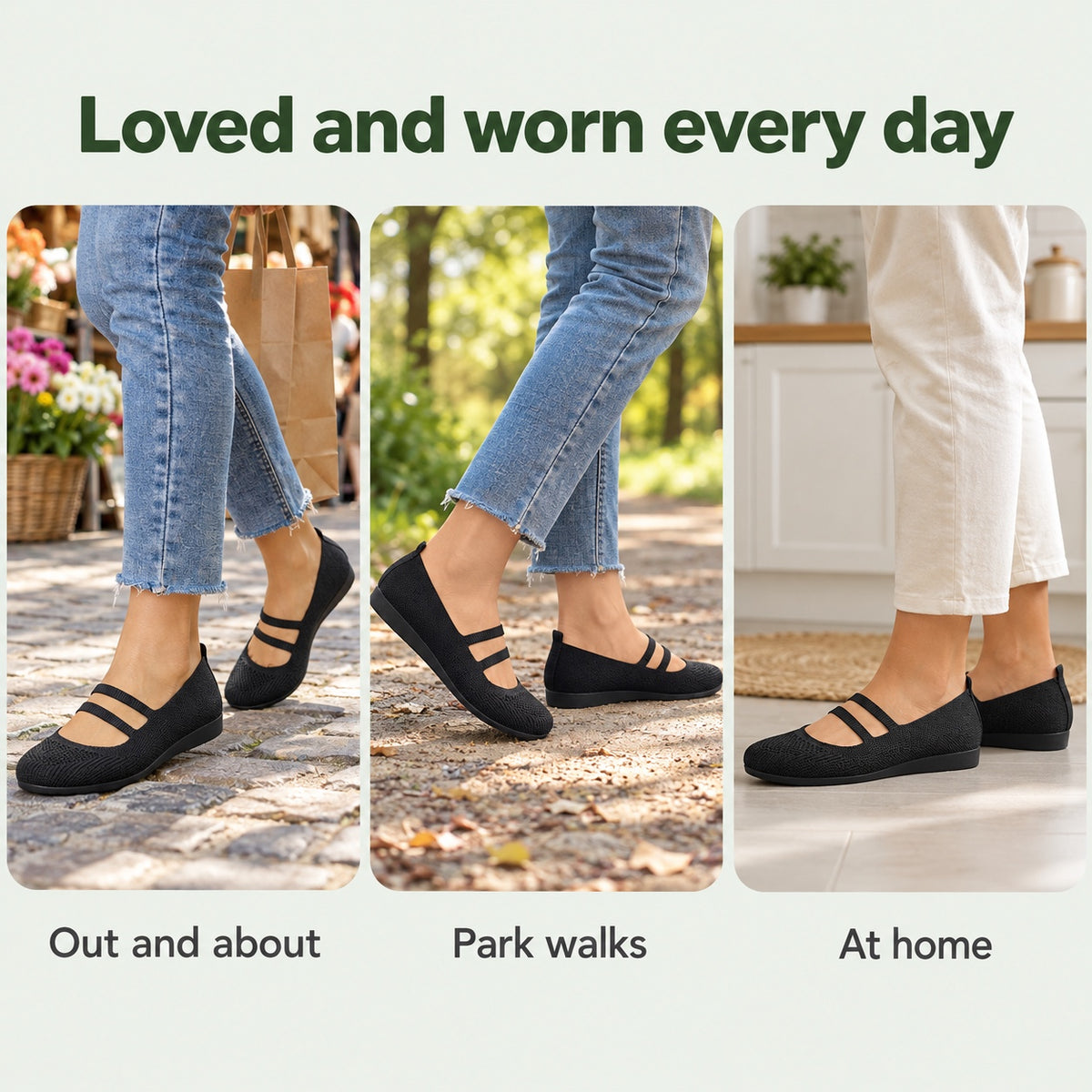 Henderson – Unisex Plantar Fasciitis Shoes, worn every day