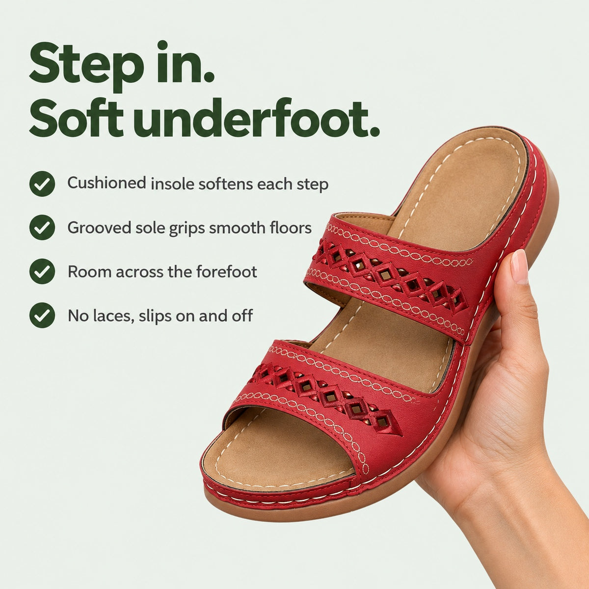 Holly – Women's Slip-On Loafers, key benefits