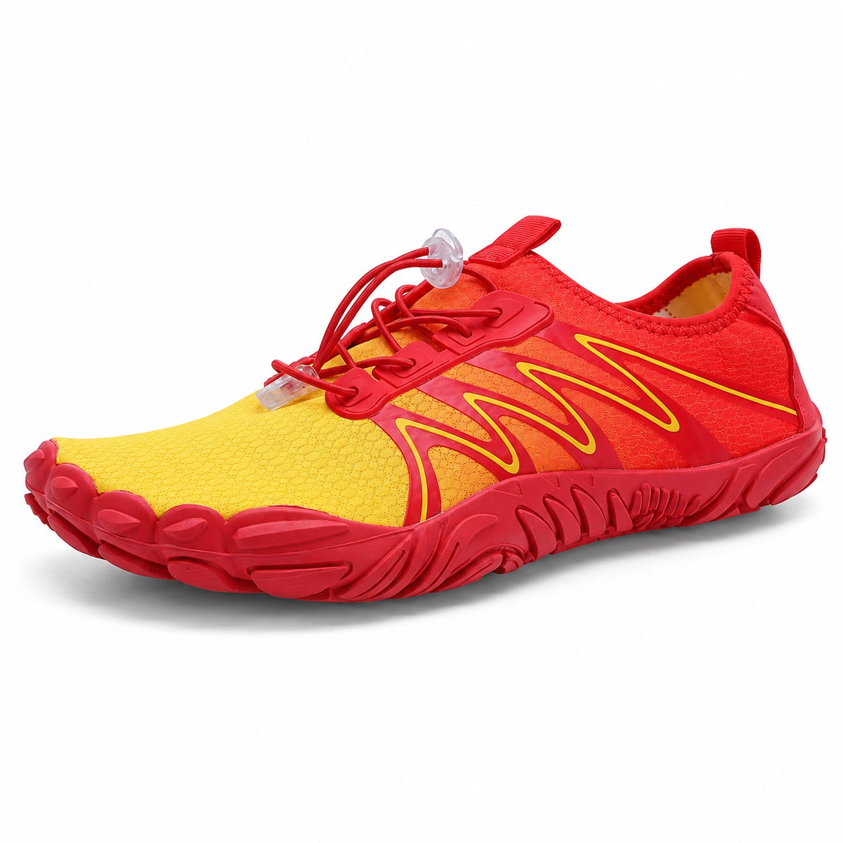 Hopkins – Unisex Barefoot Shoes in Red Yellow
