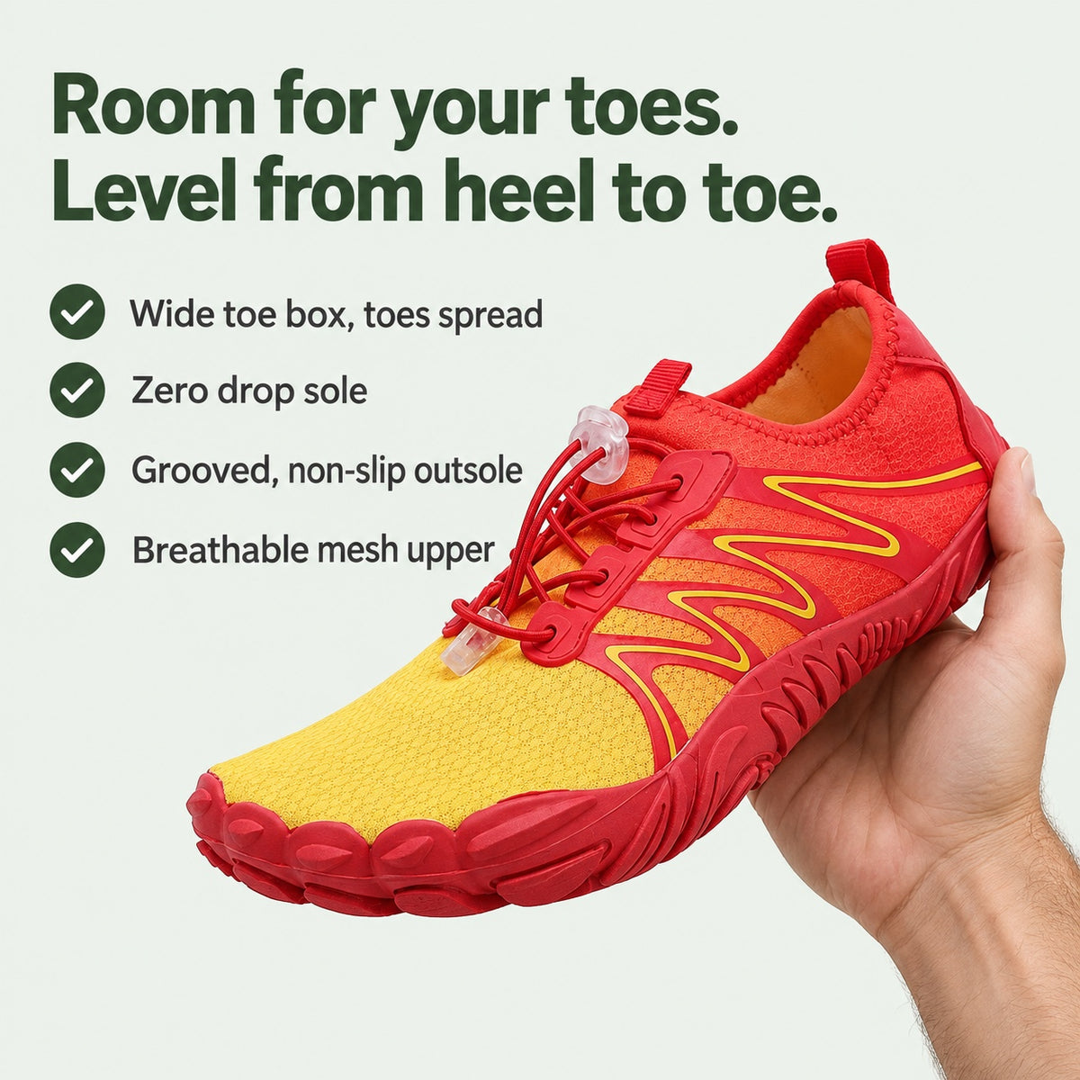 Hopkins – Unisex Barefoot Shoes, key benefits