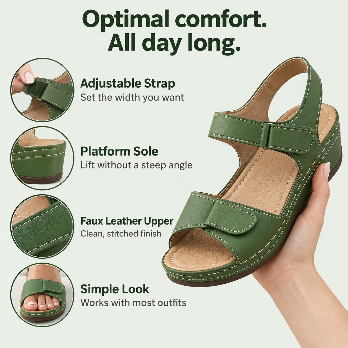 Howell – Unisex Comfortable Sandals, features