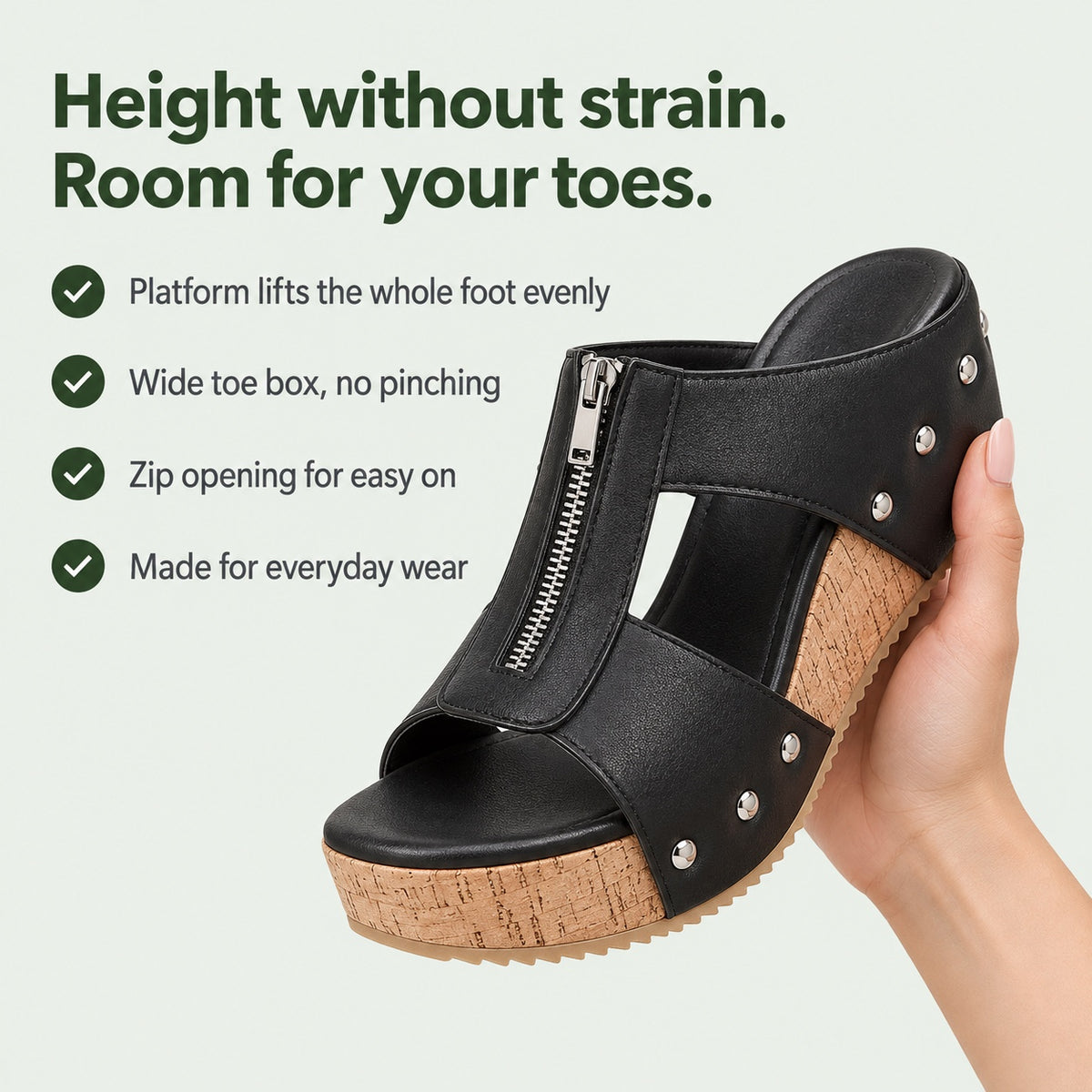 Huff – Unisex Wide Toe Box Sandals, key benefits