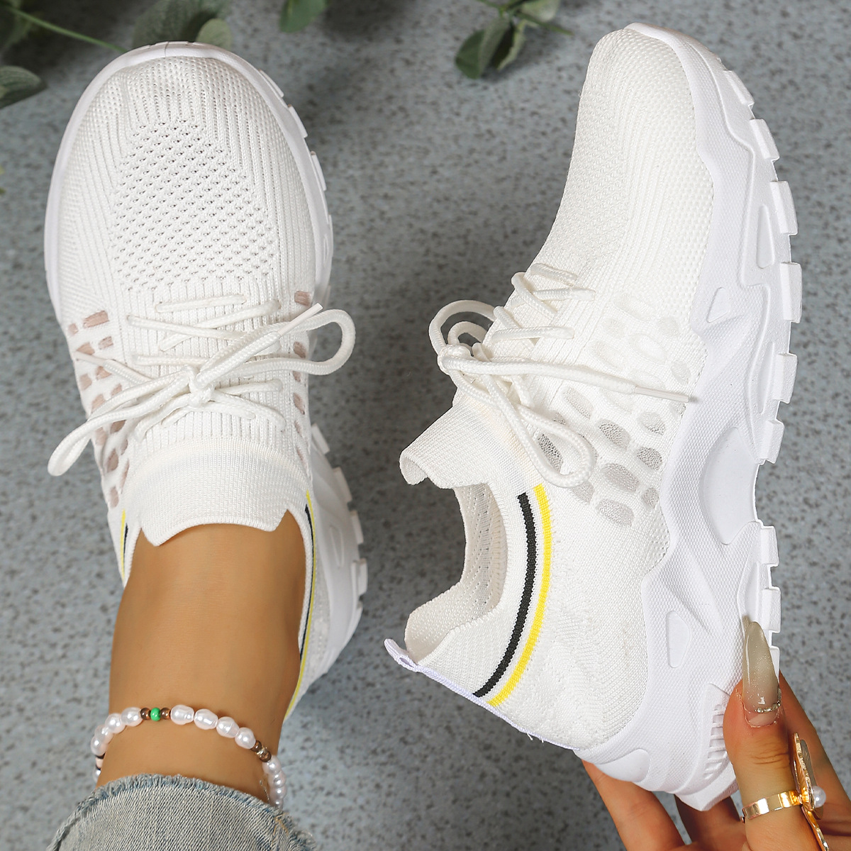 Hermance | Chunky Lace-Up Sneakers for Women