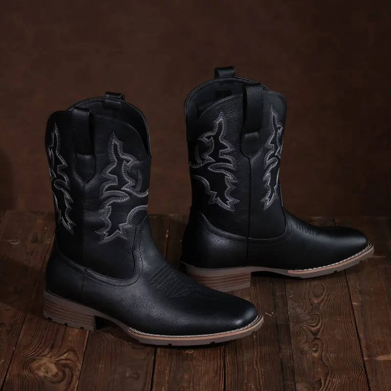Beckett – Unisex Wide Calf Boots with a Stretch Shaft