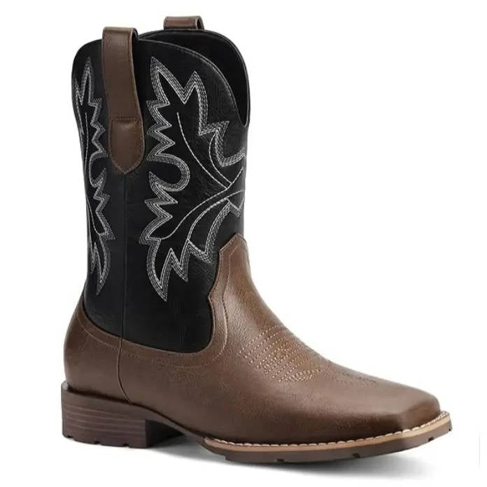 Beckett – Unisex Wide Calf Boots with a Stretch Shaft