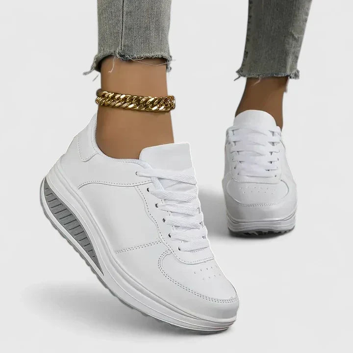 Olya | Lace-Up Platform Sneakers for Women