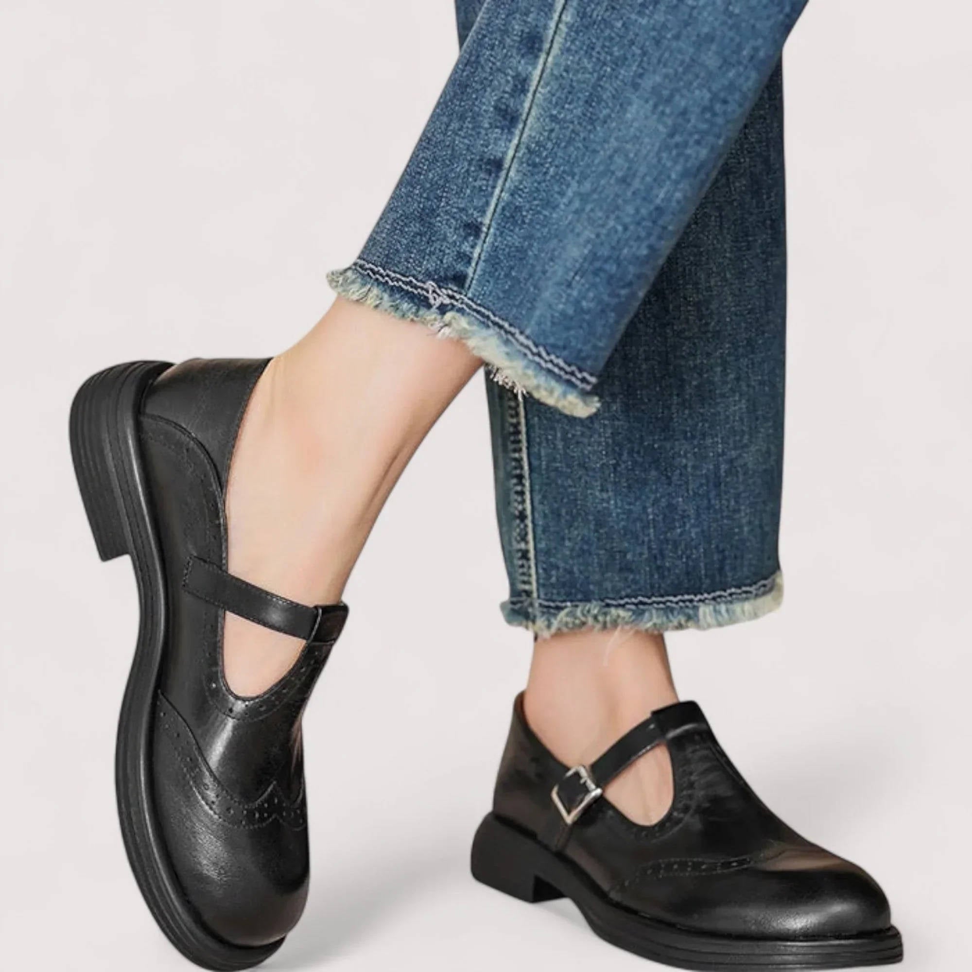 Orthopedic Mary Jane Shoes, Arch Support Comfort Shoes for Walking and Daily Use