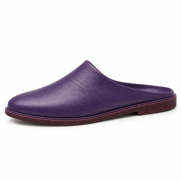 Ingram – Unisex Comfort Slippers in Deep Aubergine