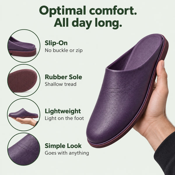 Ingram – Unisex Comfort Slippers, features