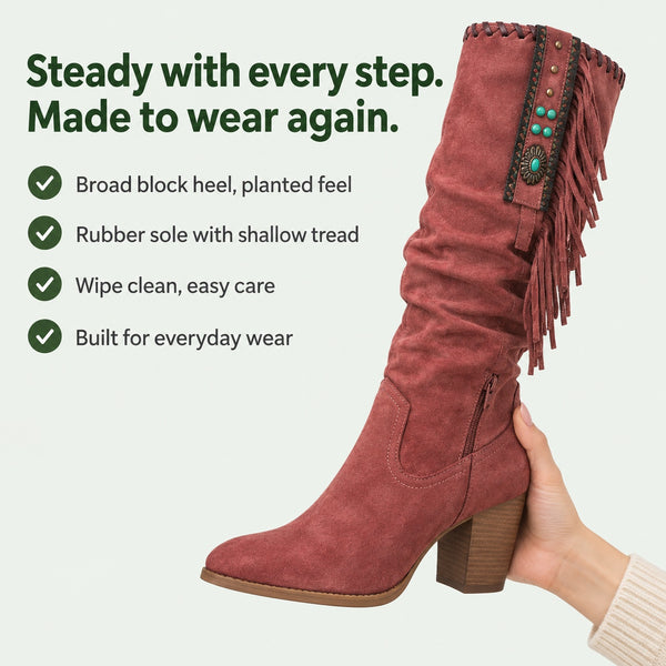Irma – Women's Comfort Boots, key benefits