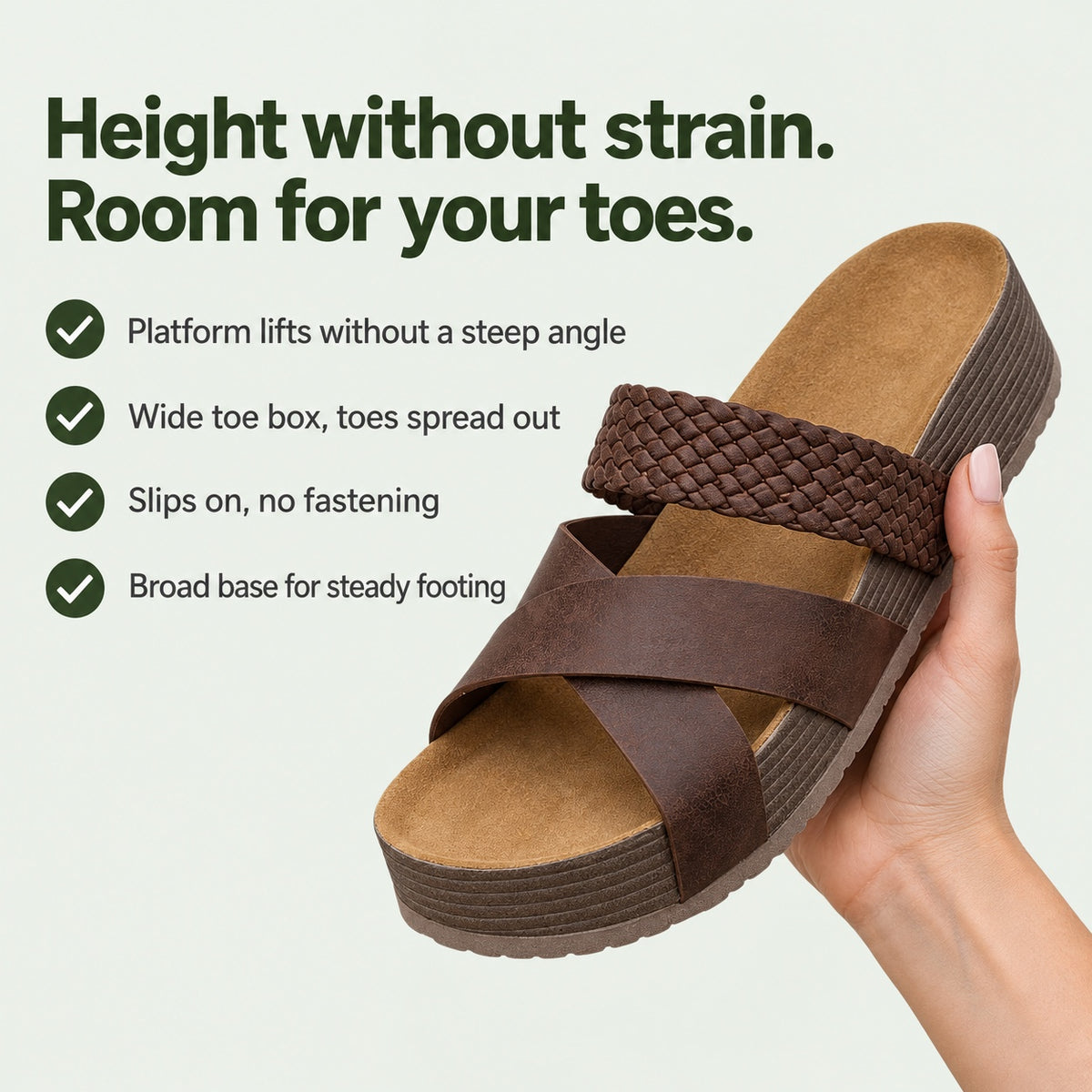 Jarvis – Unisex Wide Toe Box Sandals, key benefits