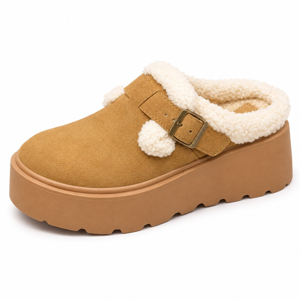 Jeanette – Women's Comfort Clogs in Camel