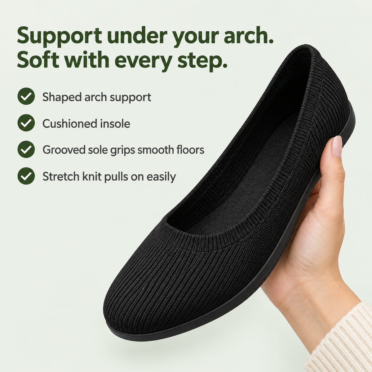 Jeannette – Women's Arch Support Shoes, key benefits