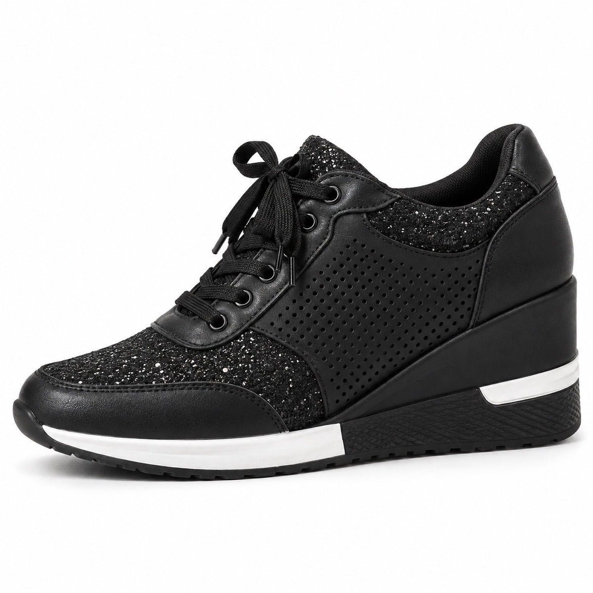 Jennings – Women's Orthopedic Sneakers in Black