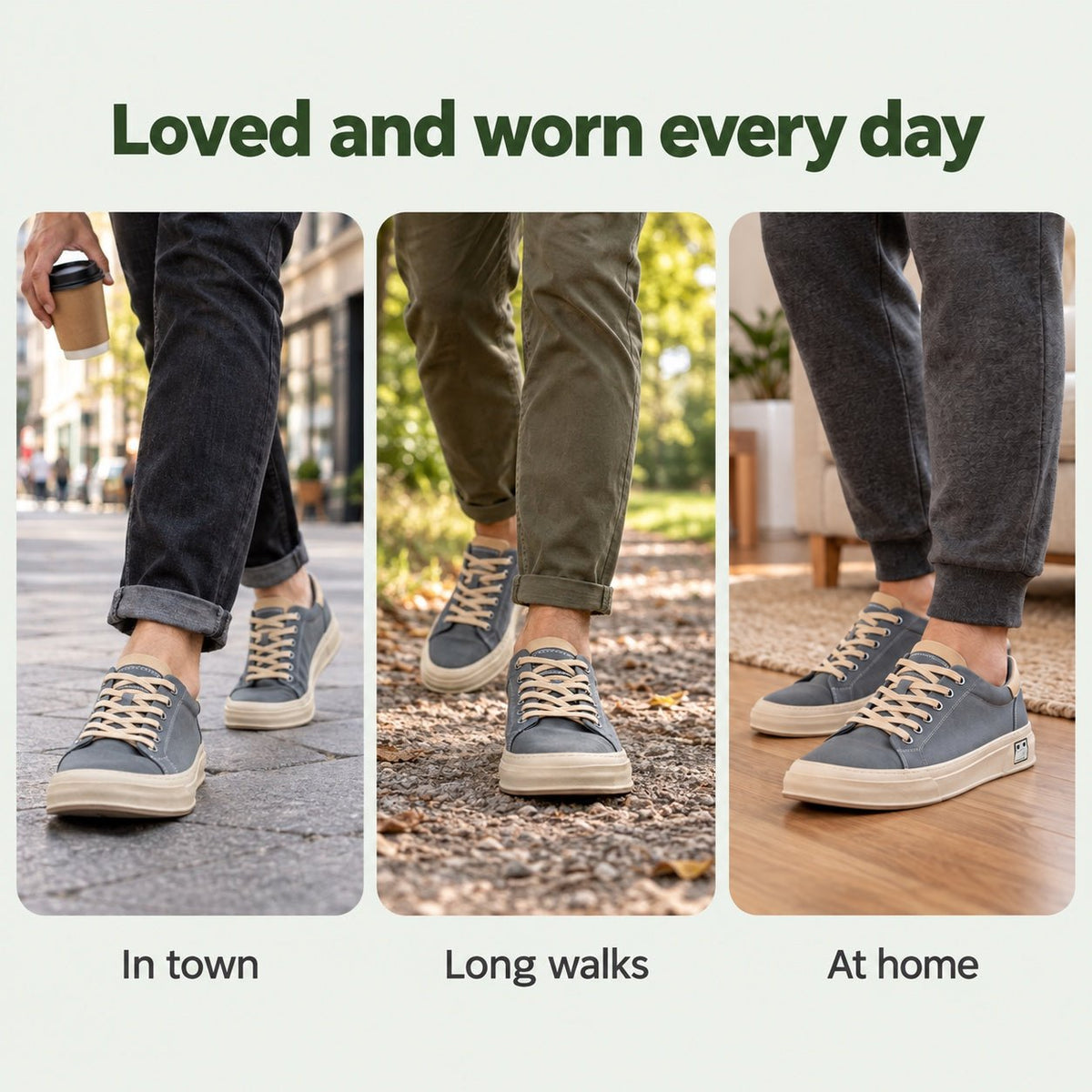Julius – Men's Walking Sneakers, worn every day