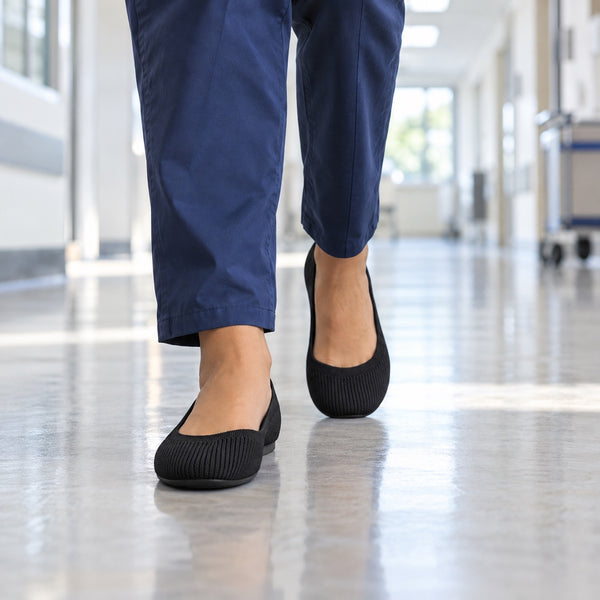 Kellie – Women's Nursing Shoes, worn on a walk