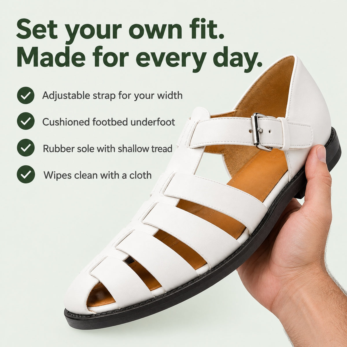 Kelvin – Men's Comfortable Sandals, key benefits