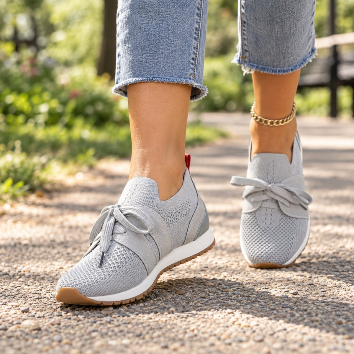 Kennedy – Unisex Orthopedic Sneakers, worn on a walk