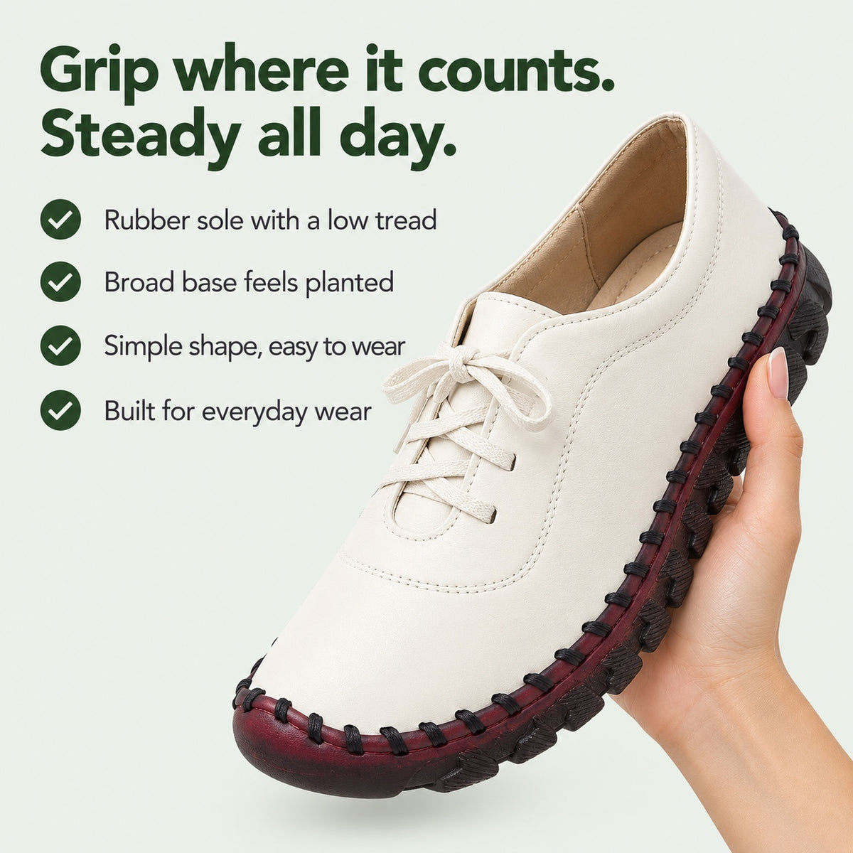 Kristi – Women's Orthopedic Lace-Up Shoes, key benefits