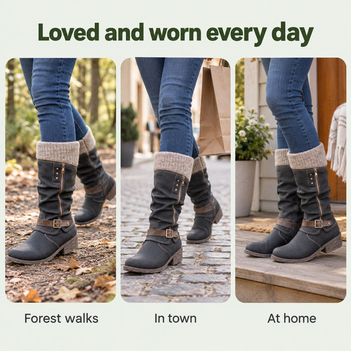 Kristine – Women's Comfort Boots, worn every day