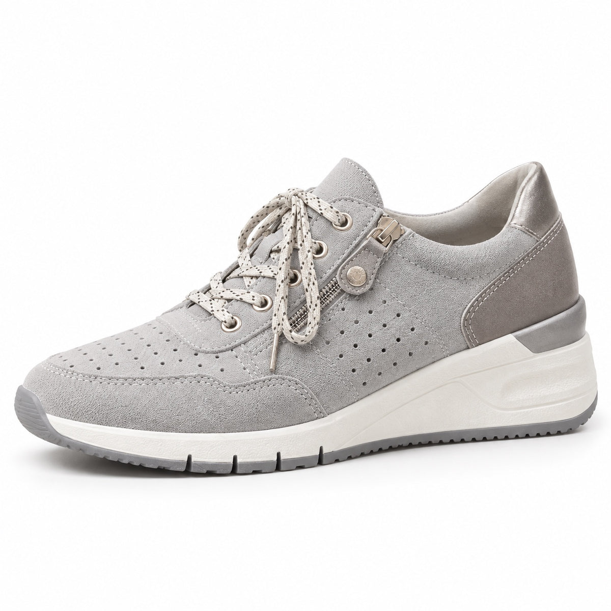 Larson – Women's Orthopedic Sneakers in Gray