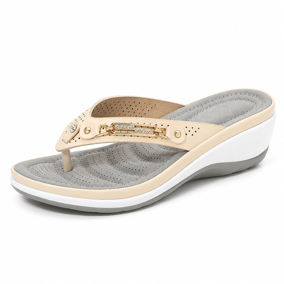 Latasha – Women's Wide Toe Box Sandals in Sand