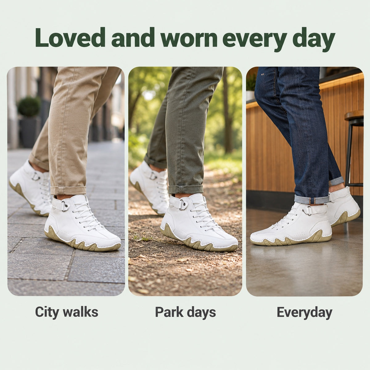 Lennon – Unisex Barefoot Shoes, worn every day