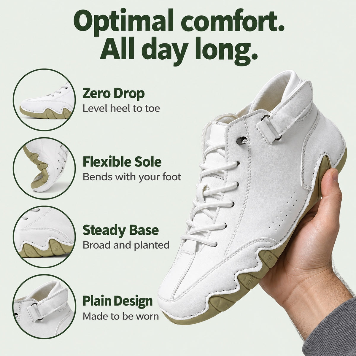 Lennon – Unisex Barefoot Shoes, features