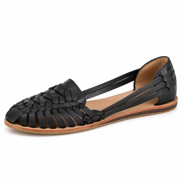 Lila – Women's Wide Toe Box Sandals in Black