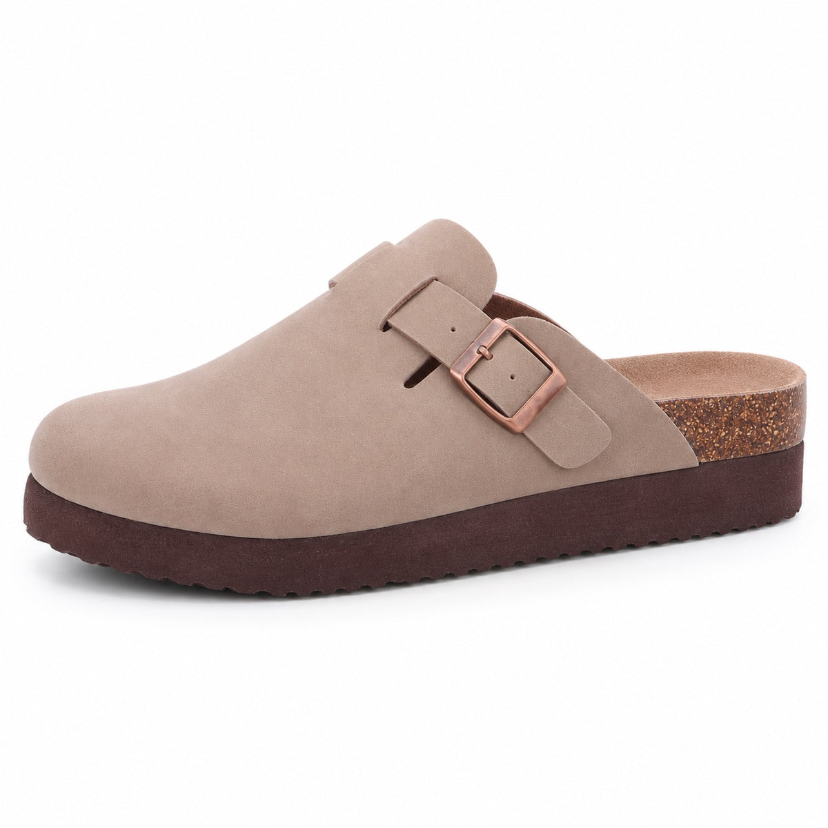 Lillie – Women's Slip-On Clogs in Apricot