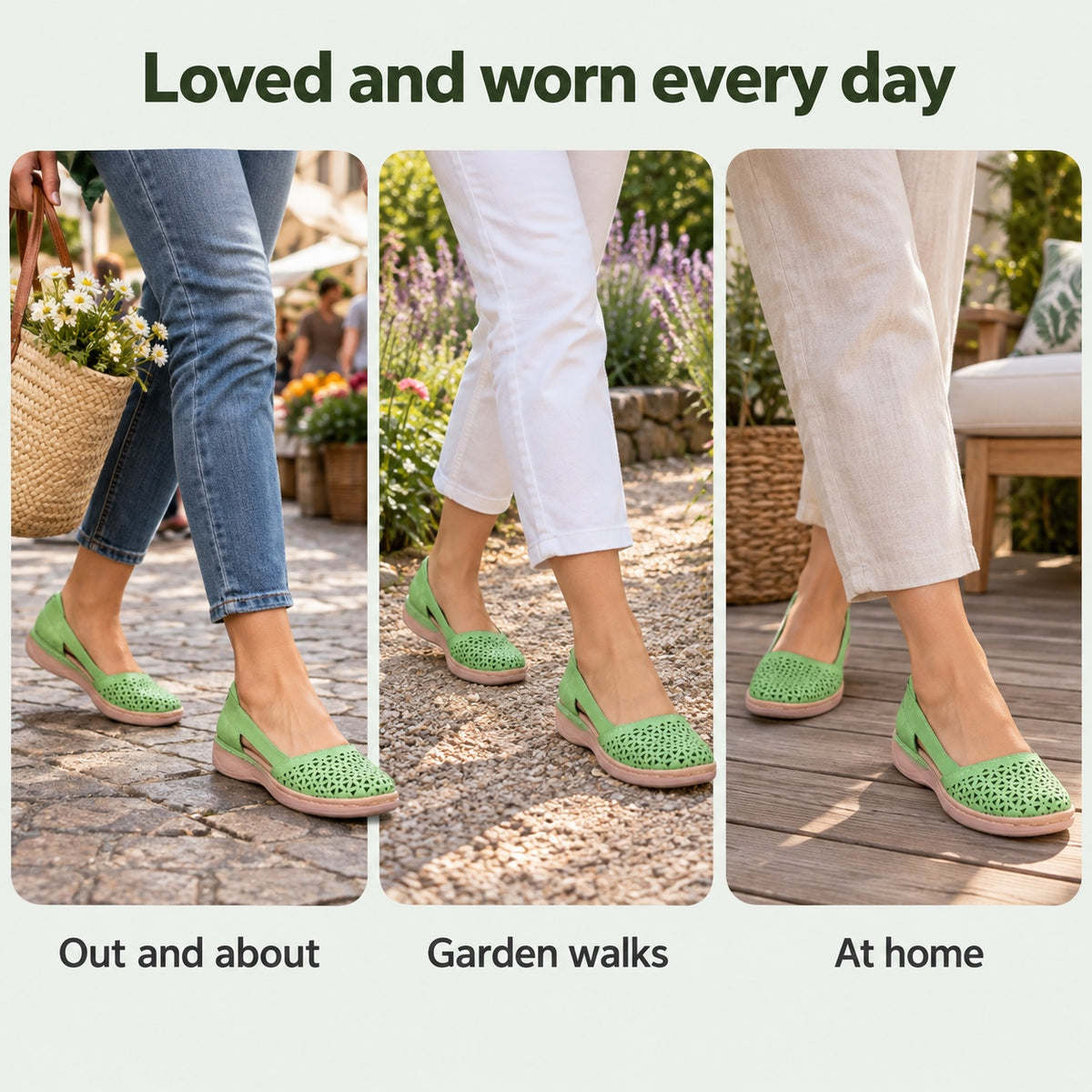Lisa – Women's Wide Toe Box Shoes, worn every day