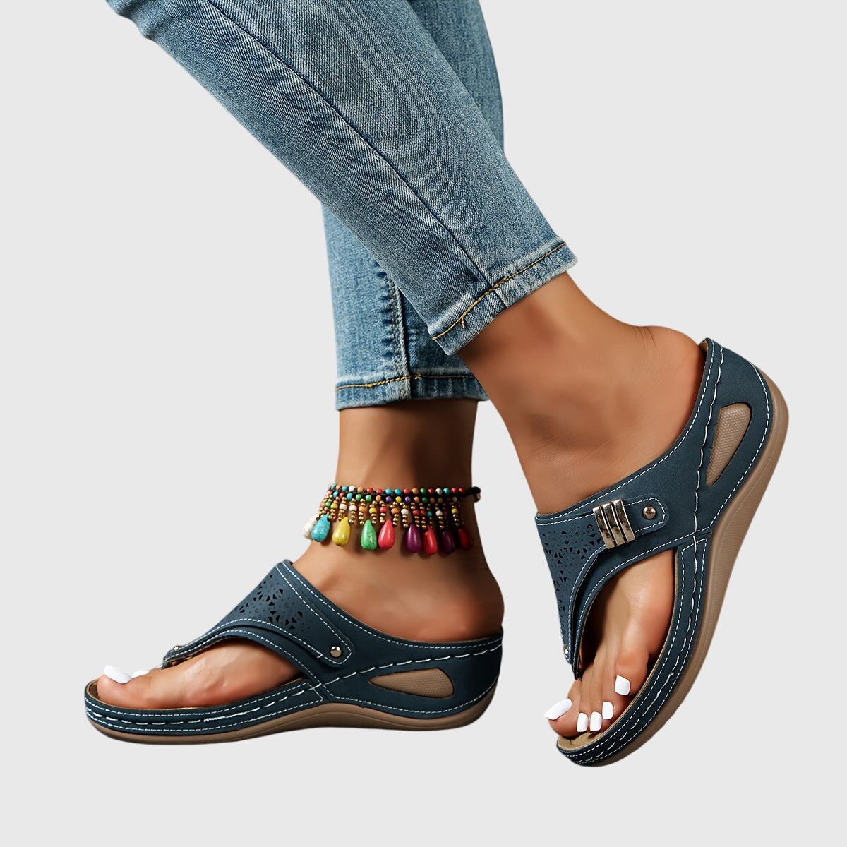 Tammie – Women's Wide Toe Box Sandals with Room for Bunions - photo 5