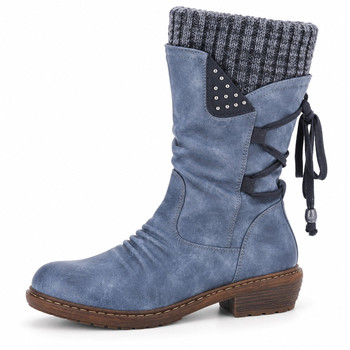 Lola – Women's Comfort Boots in Blue