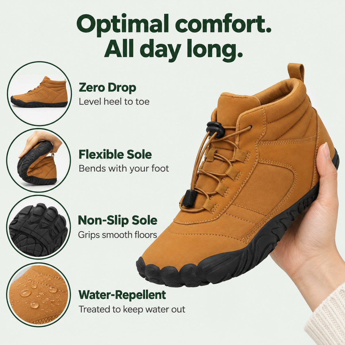 Lowe – Unisex Barefoot Shoes, features