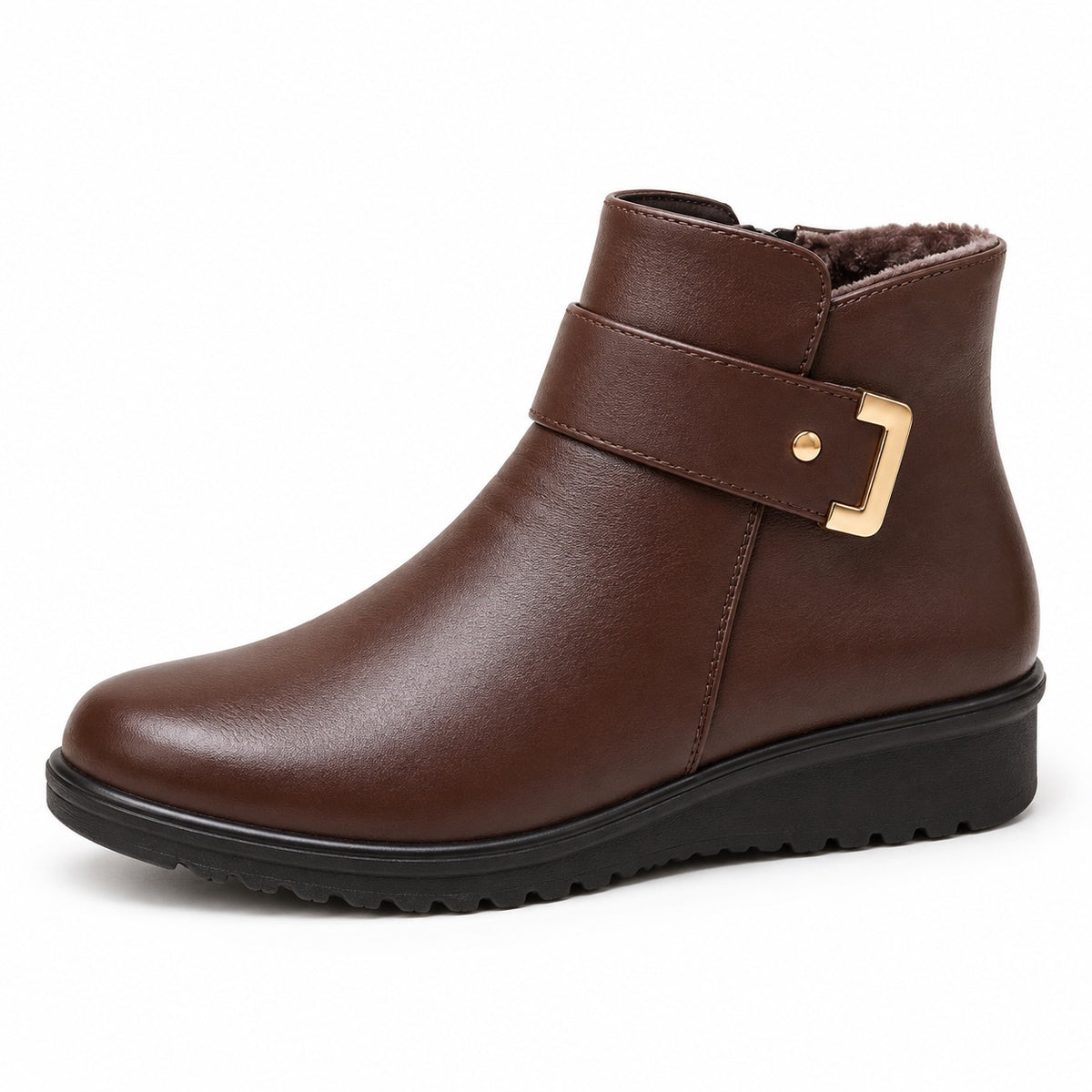 Lucy – Women's Comfort Boots in Brown