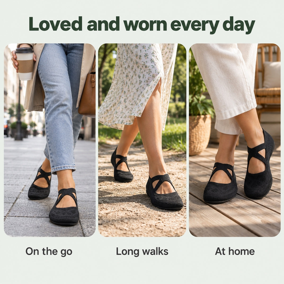 Lydia – Women's Barefoot Flats, worn every day