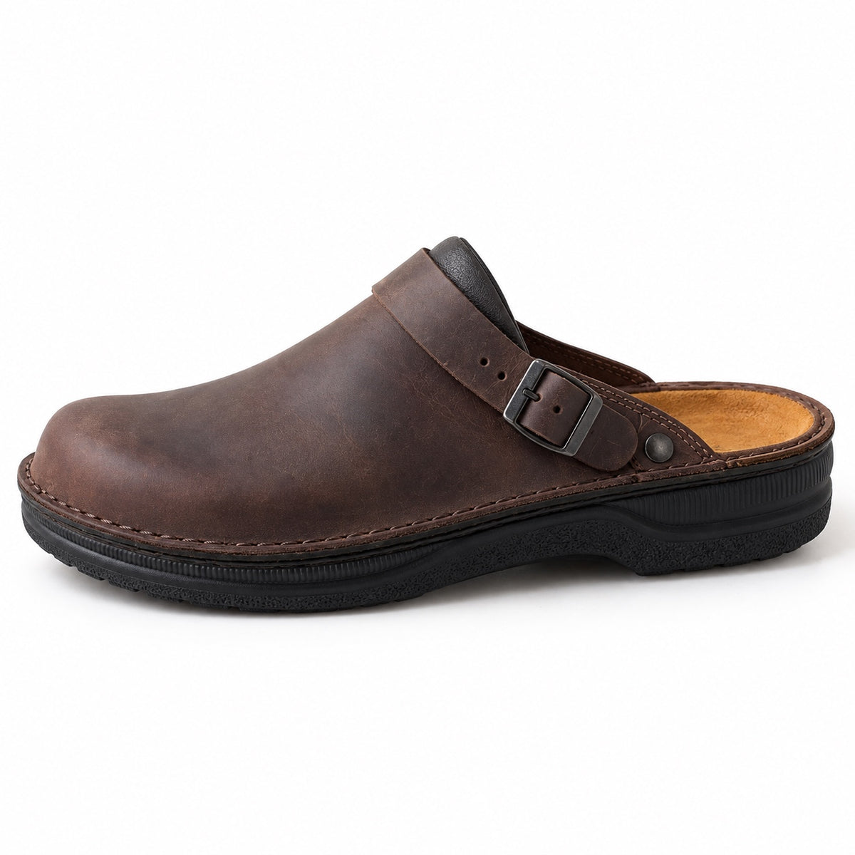 Lyons – Unisex Nursing Clogs in Brown