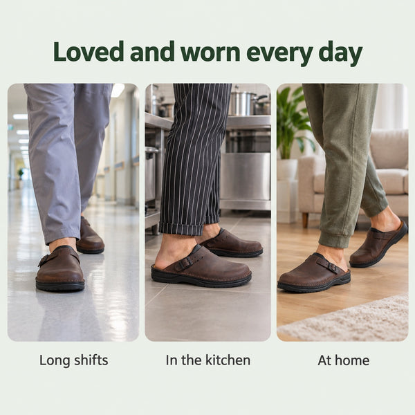 Lyons – Unisex Nursing Clogs, worn every day