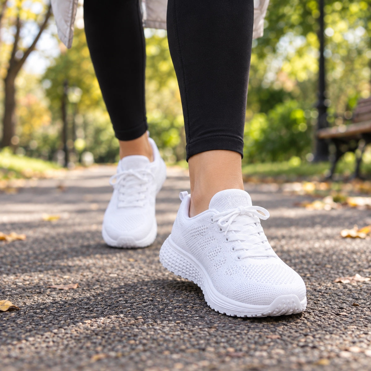 Mable – Women's Arch Support Sneakers, worn on a walk