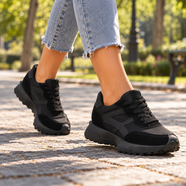 Maggie – Women's Orthopedic Sneakers, worn on a walk