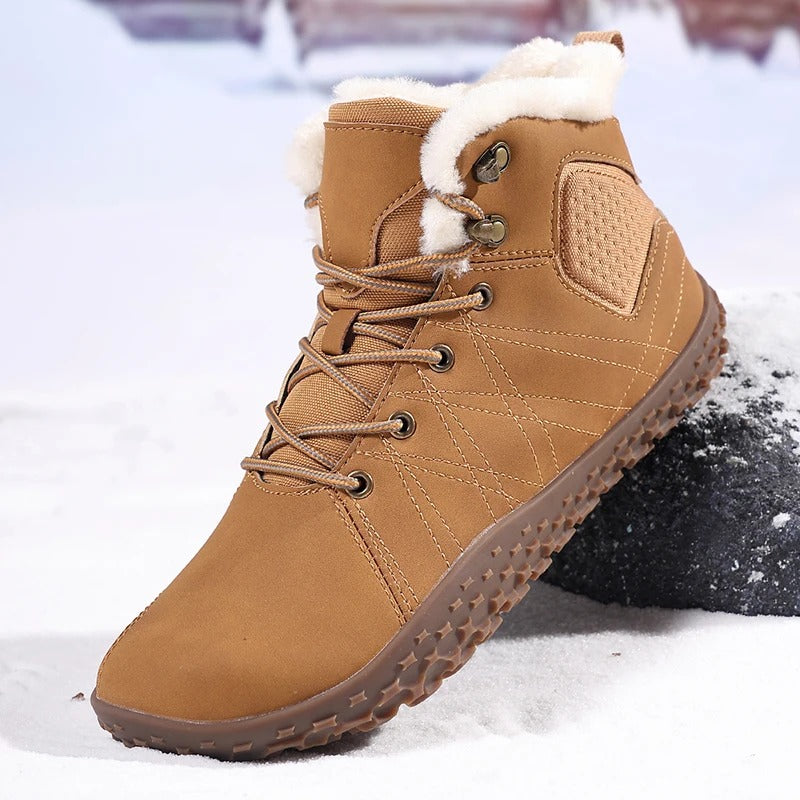 Wide Fit Barefoot Snow Boots with Cozy Lining (Unisex)