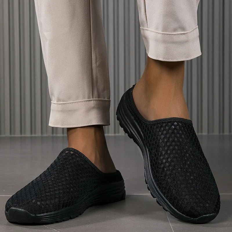 Orthopedic Mesh Slip-On Sneakers with Arch Support