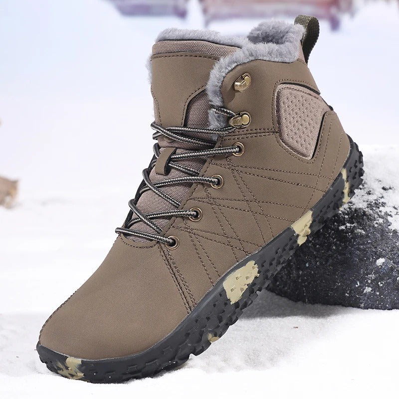 Wide Fit Barefoot Snow Boots with Cozy Lining (Unisex)