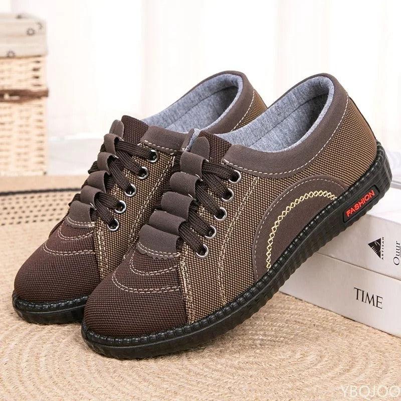 Women's Wide Toe Box Cotton Casual Sneakers