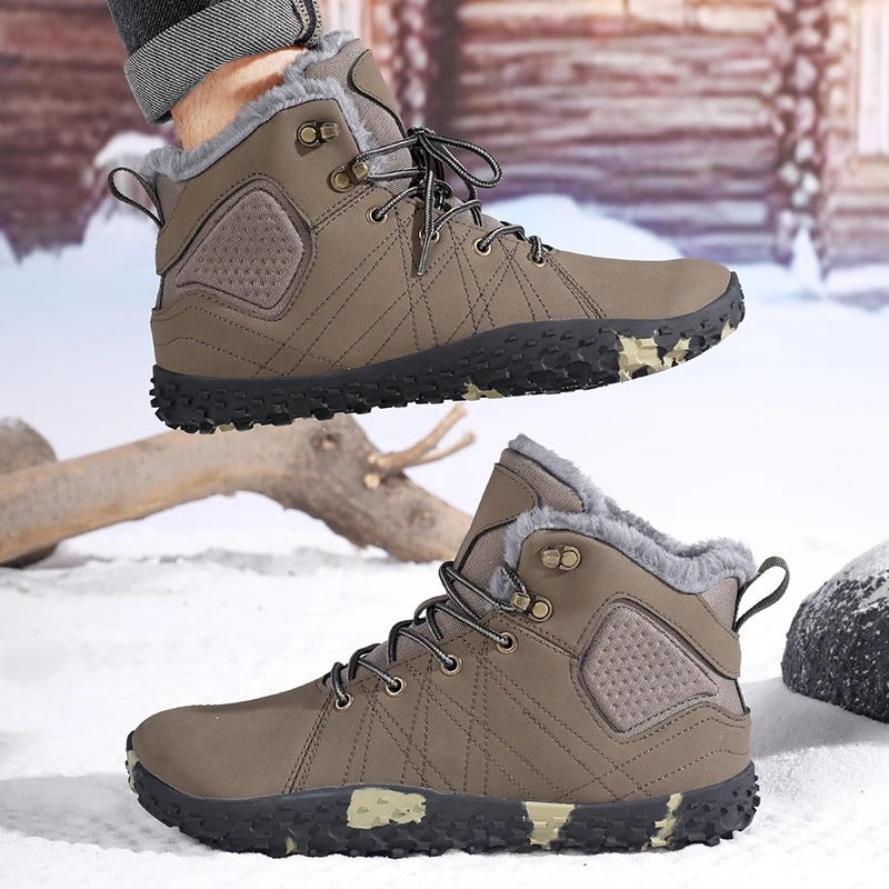 Wide Fit Barefoot Snow Boots with Cozy Lining (Unisex)