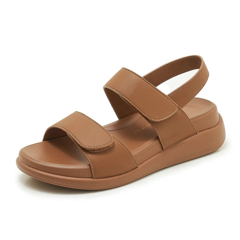 Women's Thick Sole Sandals with Velcro Strap