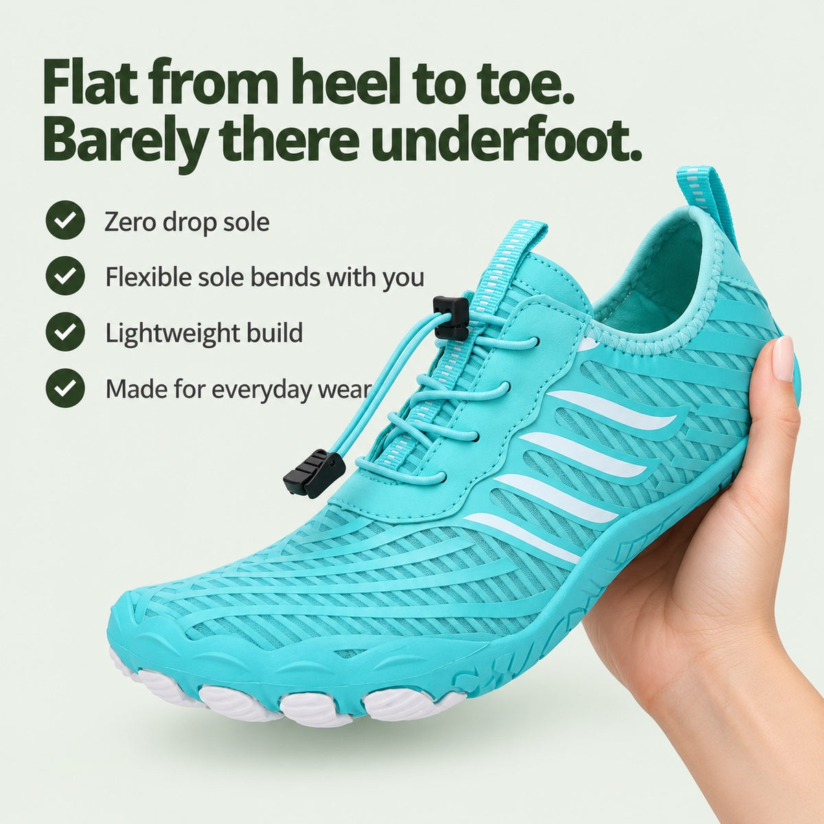 Mann – Unisex Barefoot Shoes, key benefits